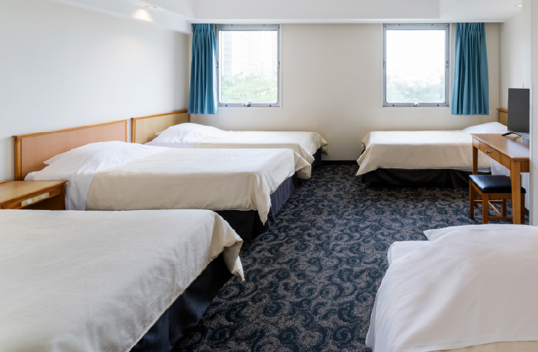 4〜５名部屋まで複数完備